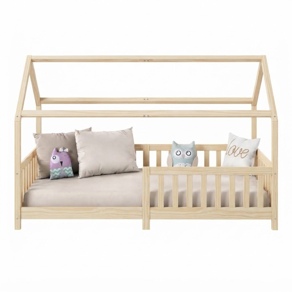 PREVENTA – Cama Infantil Montessori 90 x 190 - Natural