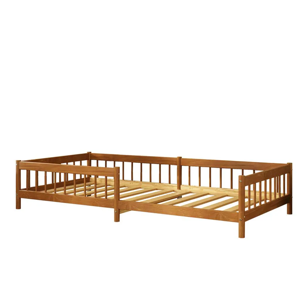 PREVENTA - Cama Montessori 90 X 190 Madera Maciza -  Dudy Caramel - Imagen 8