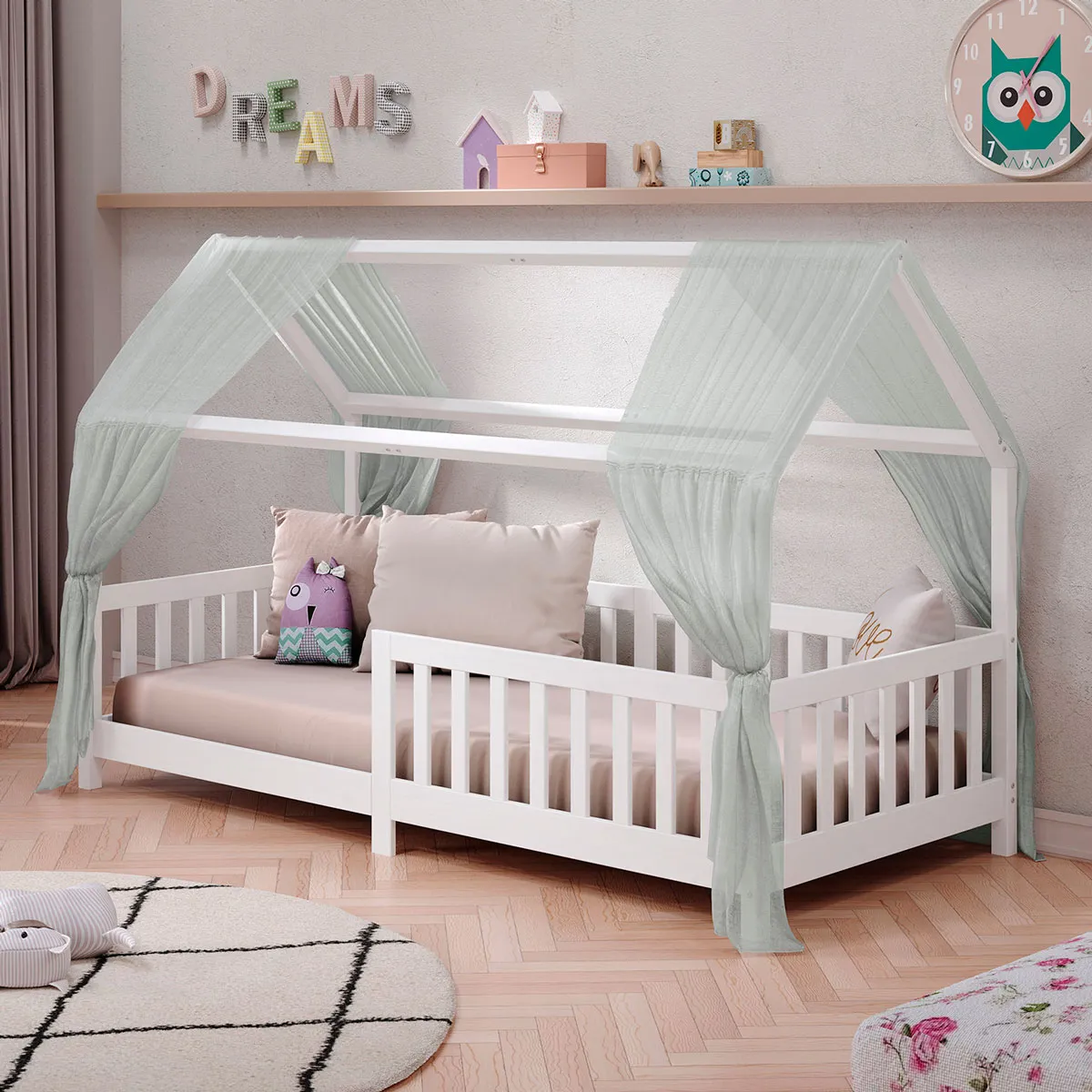 PREVENTA - Cama Infantil Montessori 90 X 190 - Blanco - Imagen 2