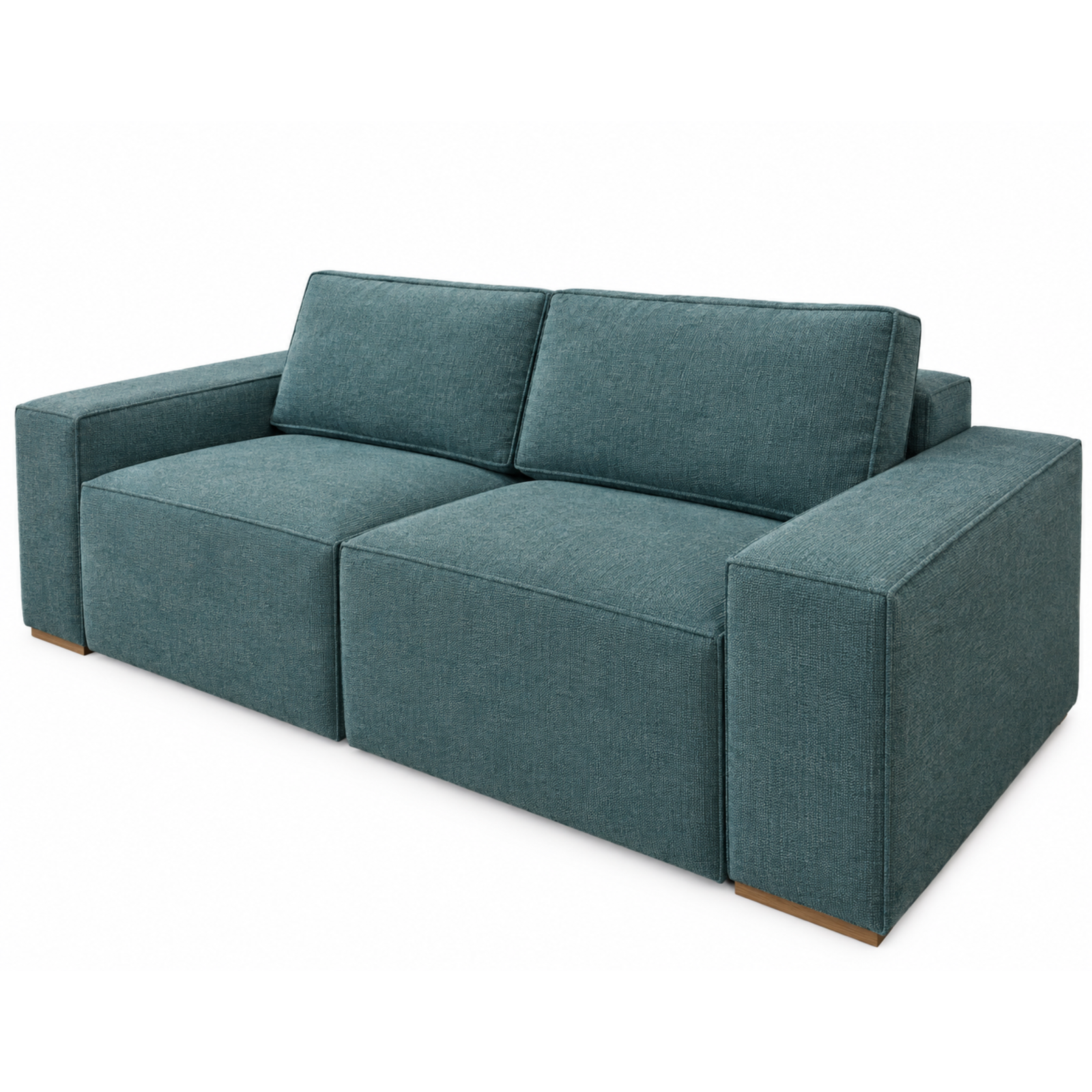 PREVENTA - Sofá Retráctil España 3 Cuerpos (210cm) EASY CLEAN - Verde Petróleo