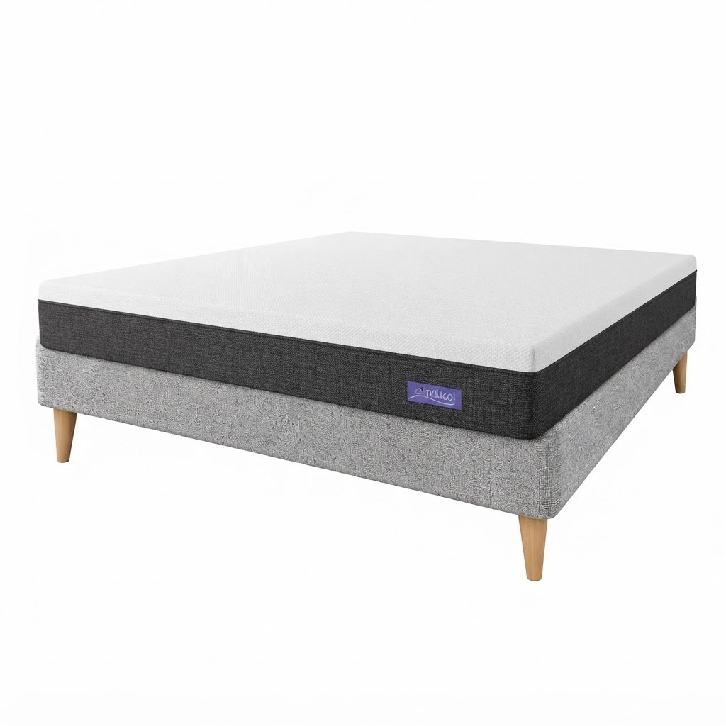 Conjunto sommier espuma Limay - 2 plazas (140 x 190)