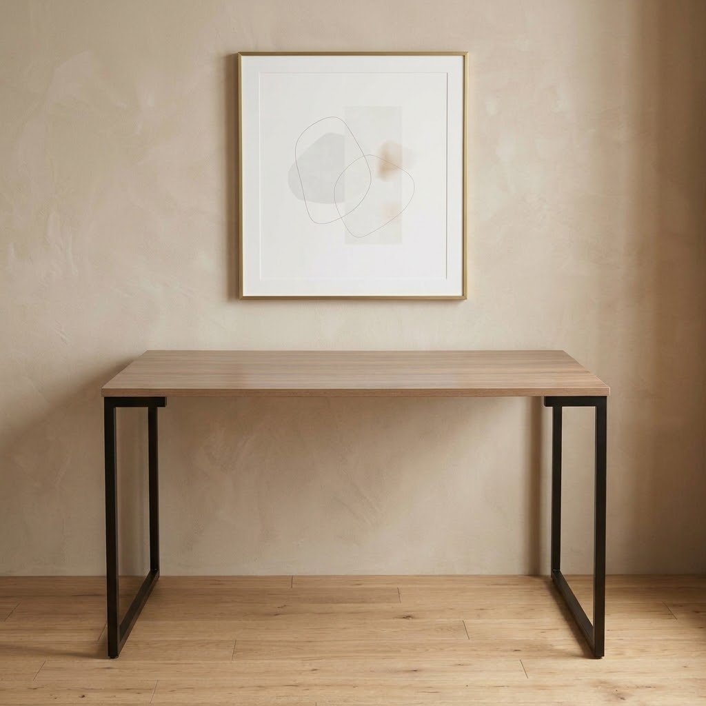Mesa de Comedor Bissenger Nogal / Negro