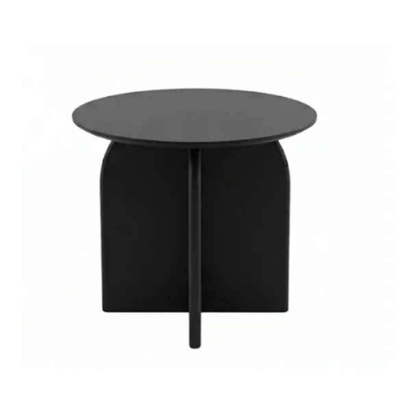 Mesa de Comedor Arco Ovalada 90x100cm – Negro