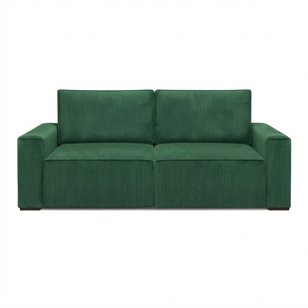 PREVENTA - Sofa Moscú 3 Cuerpos 200cm – Verde Opaco Easy Clean